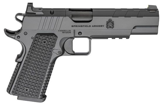 Springfield FIRSTLINE 1911 Emissary AOS 9mm Pistol with Picatinny accessory rail